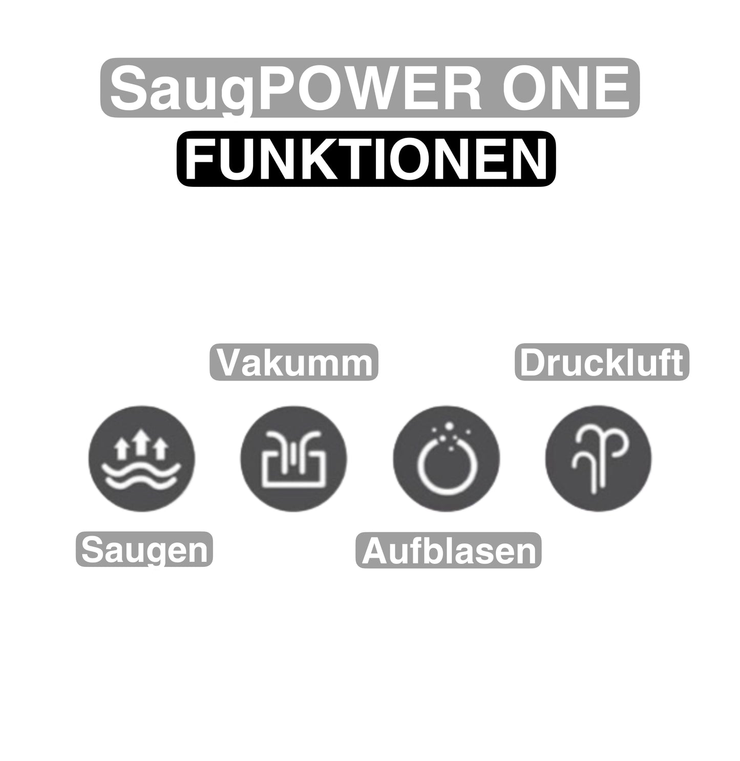 SaugPOWER ONE | Handheld vacuum cleaner